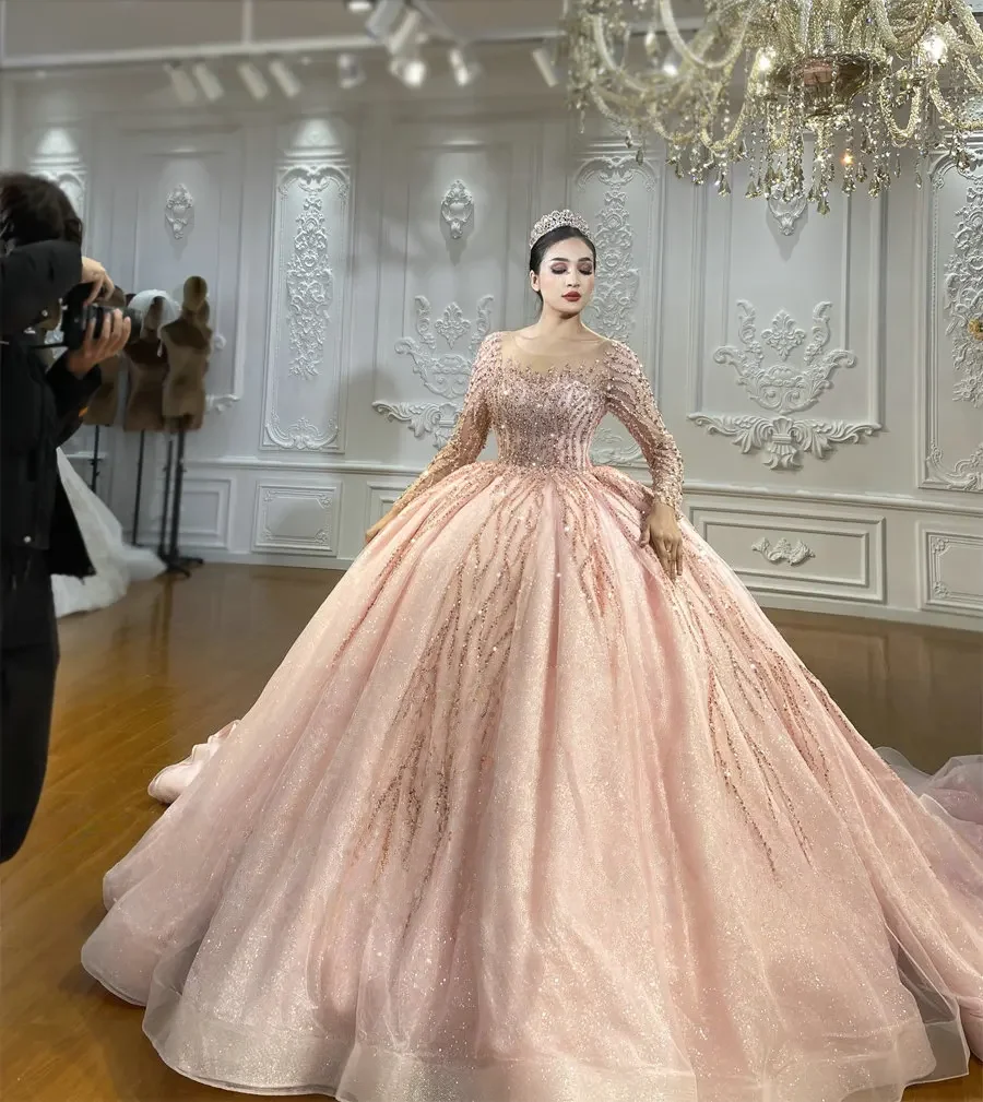 Customized 2027 Gorgeous Pink Quinceanera Dresses For Girls Amanda Novias Official