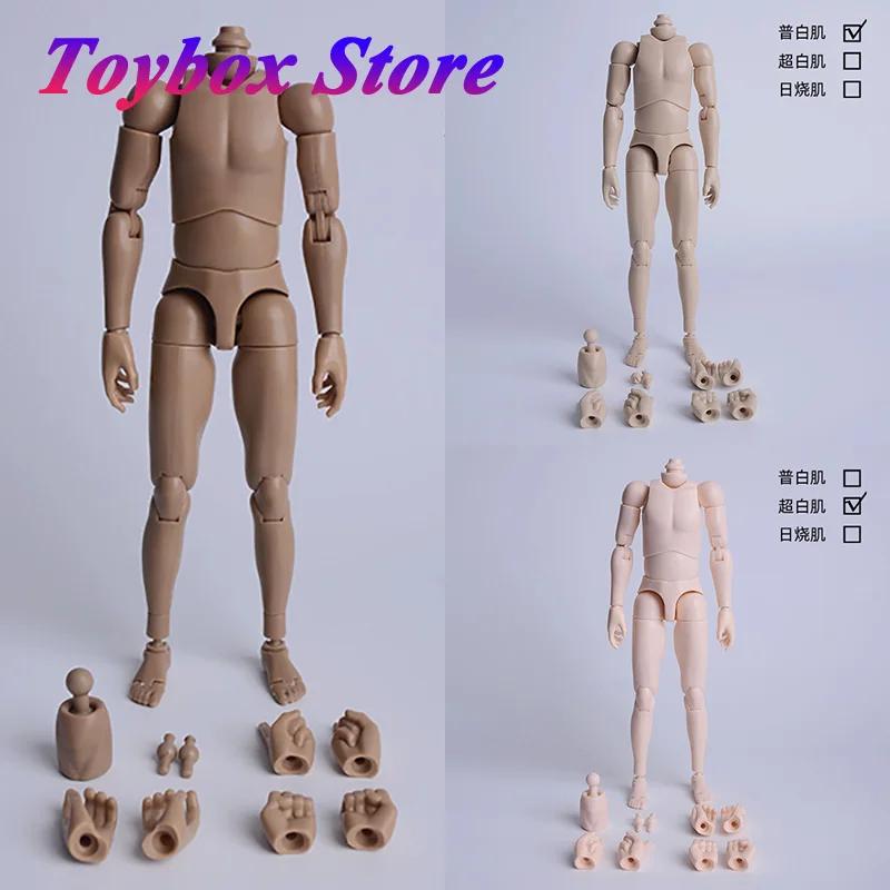 12ST01 1/ 6 Scale Man Soldier Pale Wheat Movable Body Flexible Model Toys For 12