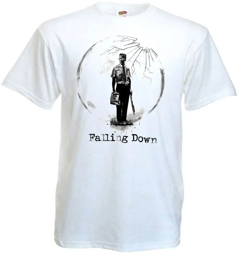 Falling Down v5 Michael Douglas T shirt movie poster white all sizes S 5XL