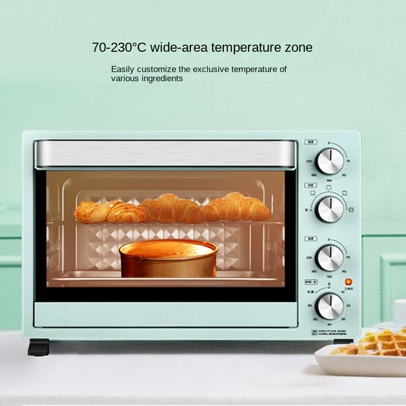 Oven Household Multi-Functional Electric Oven 35L Air Fryers Temperature Control Convenient Rotary Control Rotating Pt35a0