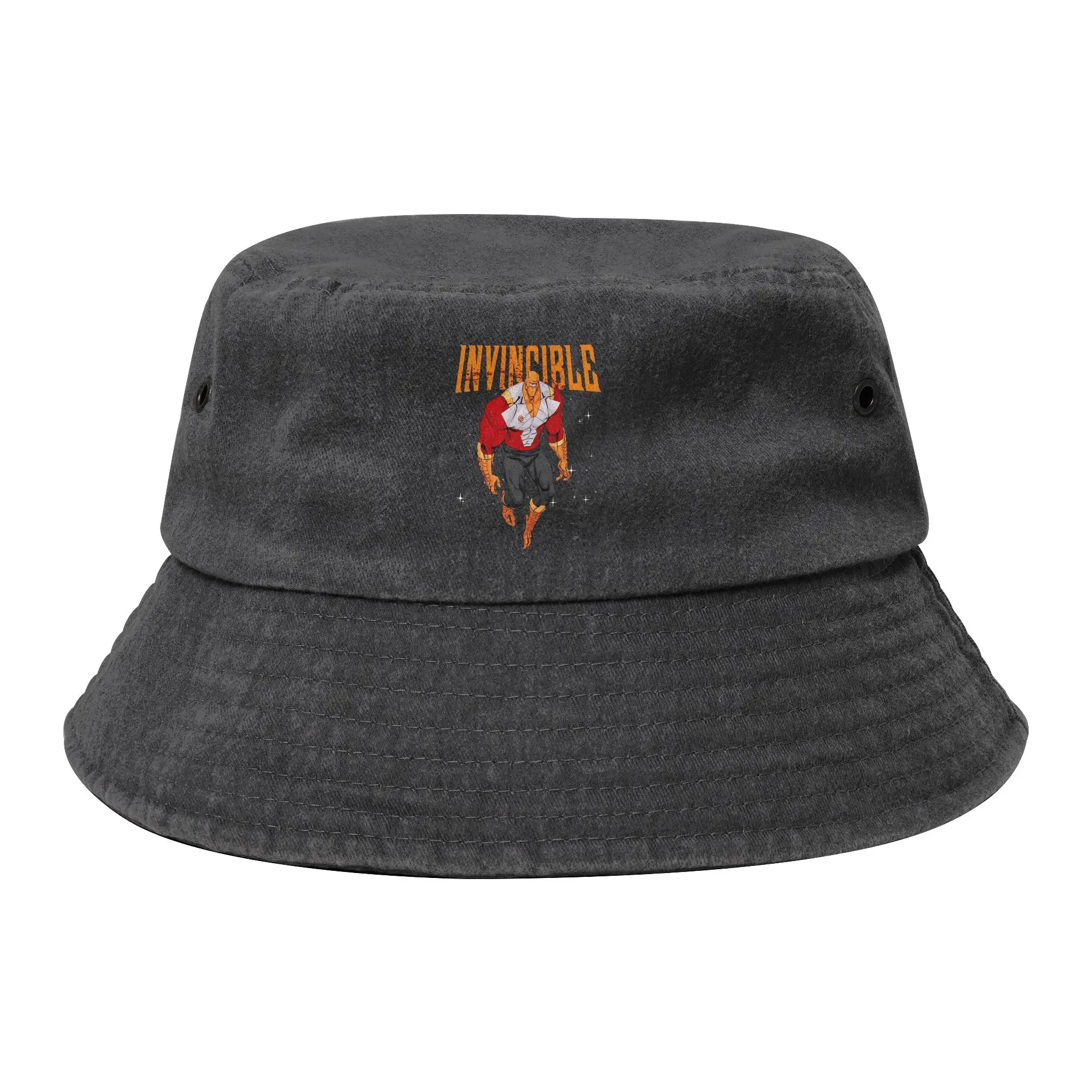 Trendy The Strongest Alien Invincibles Bucket Hat Women Packable Outdoor  Fishing Cap Spring Headwear