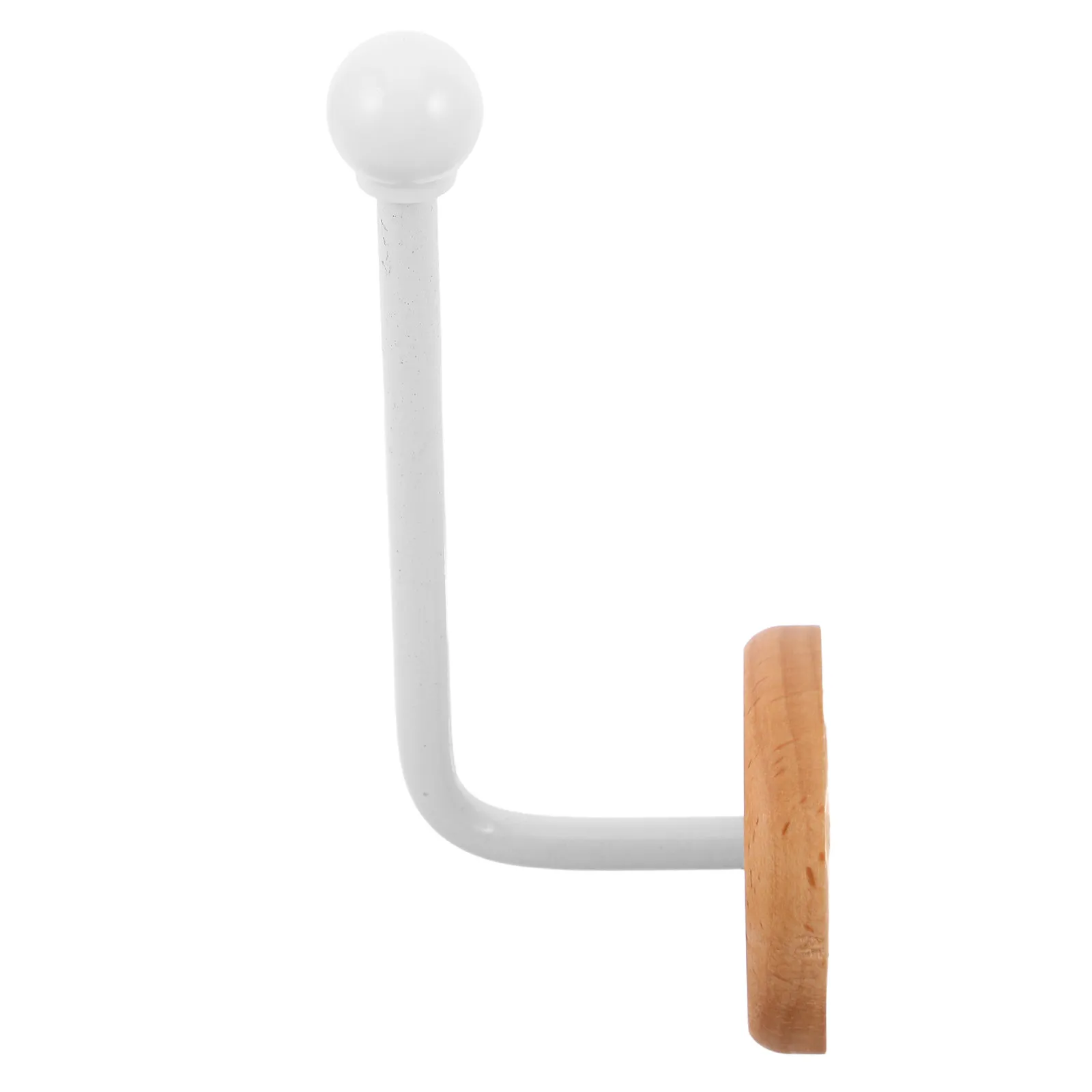 Wooden Hair Accessories Holder Smooth Finish Self Adhesive No Drill Installation Hairband Organizer for Girls Scrunchies Hair