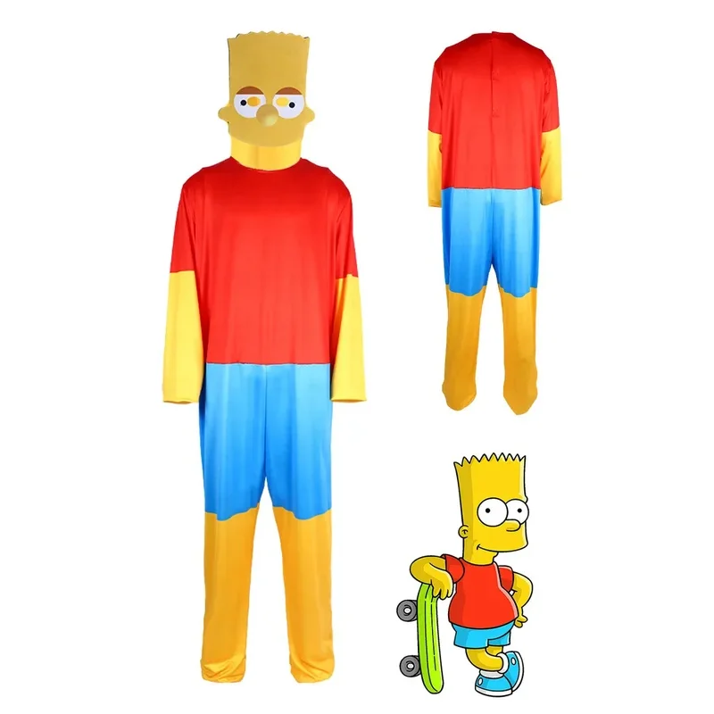 DY 20252025   Complete Simpson Anime Cosplay Set, Stage Performance, Parent-Child