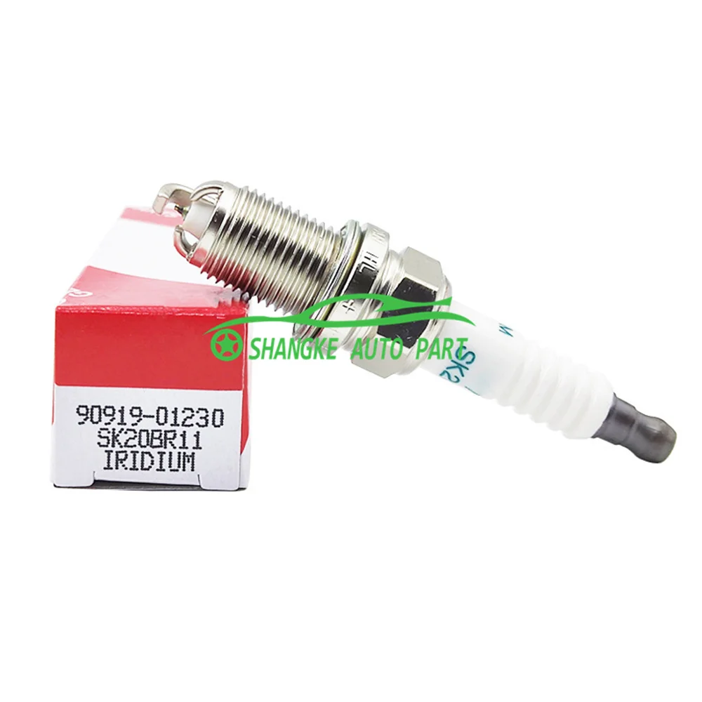 

Iridium Spark Plugs OEM 90919-01230 SK20BR11 9091901230 90919 01230 FOR TToyota Avensis Verossa Brevis Chaser RAV4 Progres 1AZ