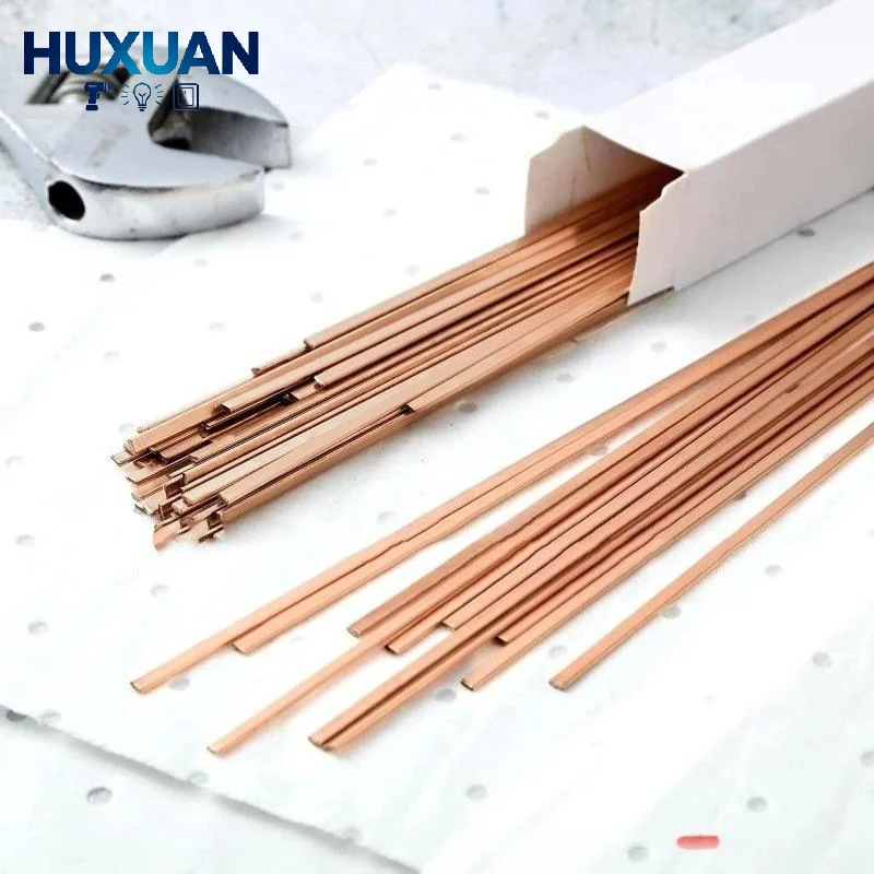 Phosphor Copper Welding Rods Corrosion Resistant Self Fluxing Welder Wires for HVAC System Copper Pipe Welding Works