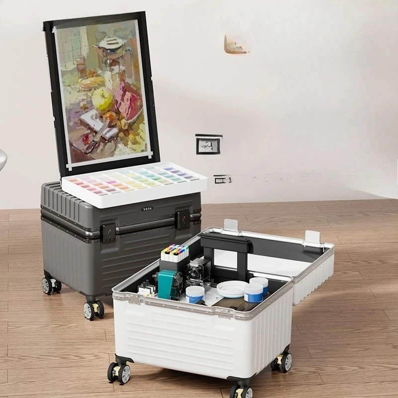 

Special painting box for art students and art exams Multifunctional painting cart Outdoor sketching