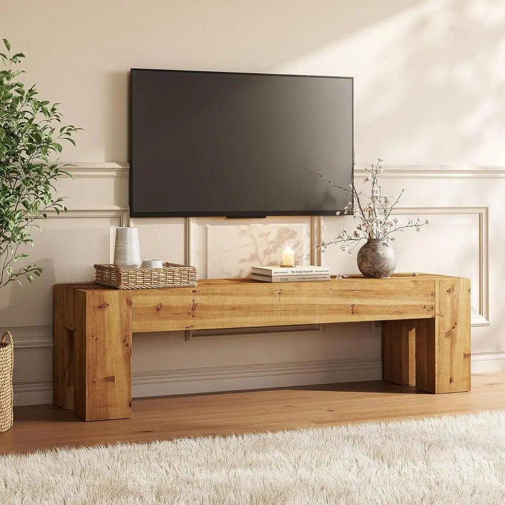 Solid Wood TV Stand, 63