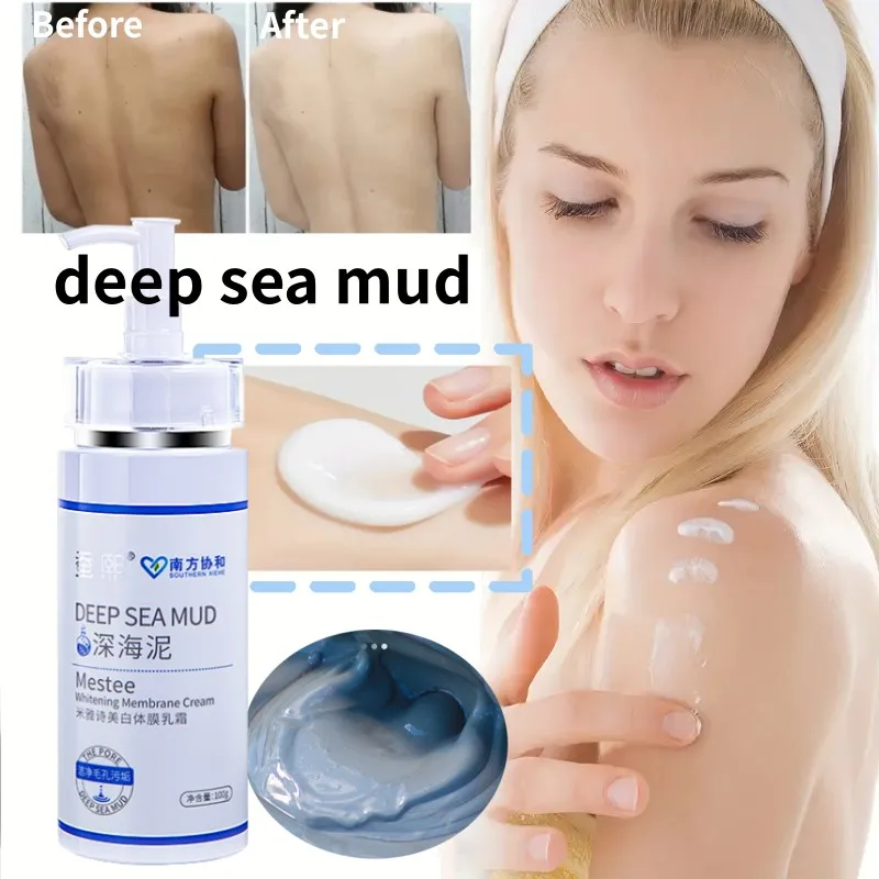 Deep Sea Mud Nicotinamide Tender Skin Bleaching Melanin Full Body Brightening Whitening Moisturizing Volcanic Mud Body Lotion