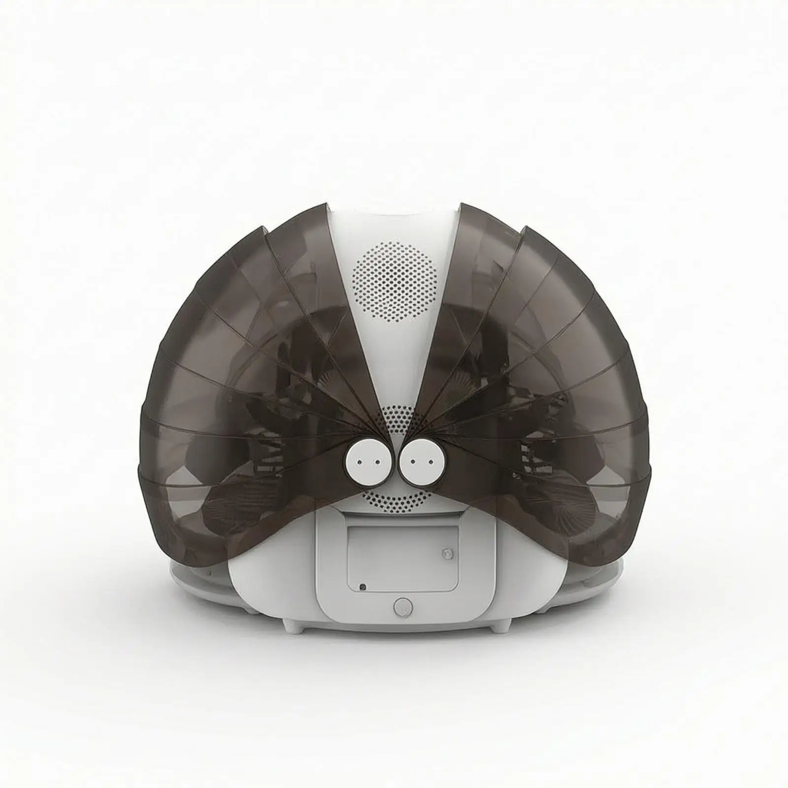 Smart Pet Dryer Cabin Folding Dehumidifying Box with Perforated Floor and Side Air Vents for Cat Puppy Home Use