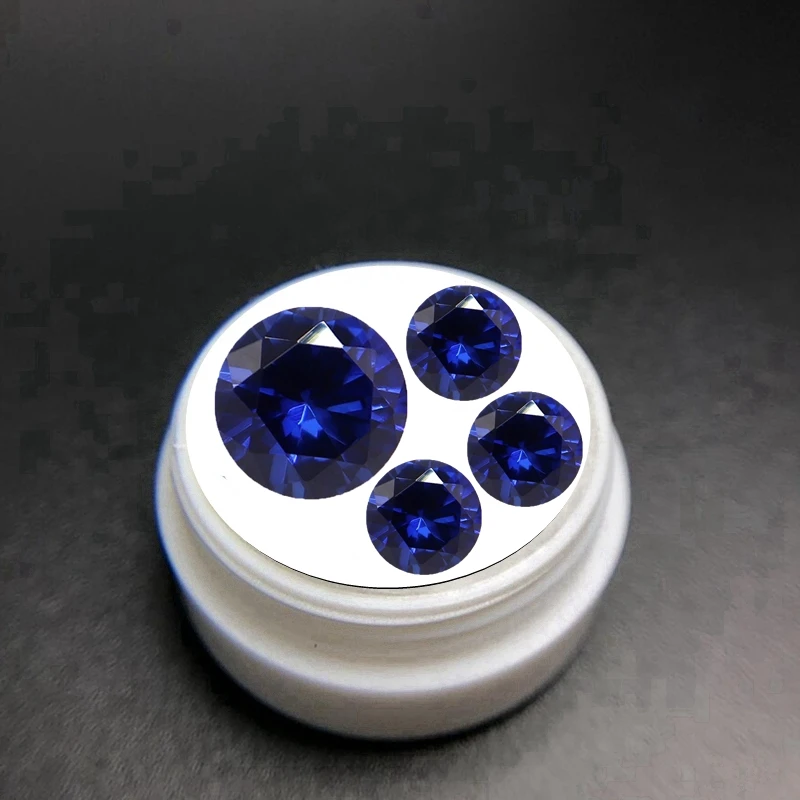 Top Azul Tanzanite 10.0mm Unheated Forma Redonda Corte AAAA + VVS Solta Gemstone Para Jóias