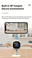 A3 mini HD night vision camera, mobile phone push intercom wireless WIFI motion remote viewing alarm detection, two-way