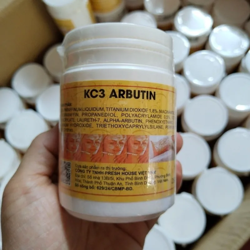 Whitening Body Cream 250g Vietnam Kich Trang Arbutin KC3 Vang Moisturizing Skin Care