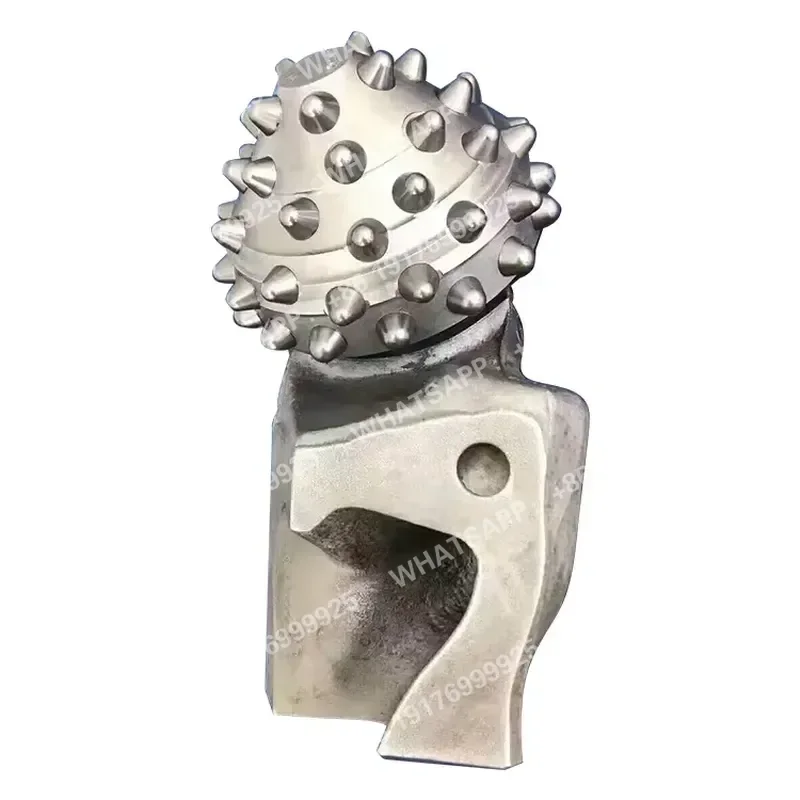 Tungsten-Cobalt Alloy Drilling Roller Bit Single Cone Ore Mining Forged Equipment 119mm Diameter ISO9001 Certified 1 Piece