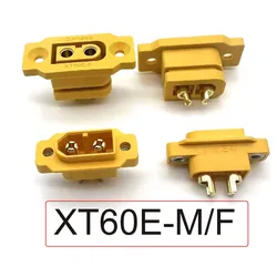 5pcs / 10pcs XT60E-F Female Plug Large Current Gold/Brass Ni Plated Connector Power Battery Connecting Adapter for RC Model