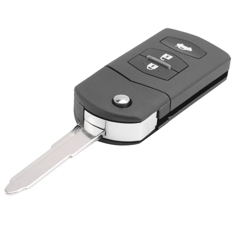 

Автомобильный умный дистанционный ключ, 3 кнопки, 80-битный 63-чиповый автомобильный брелок, подходит для MAZDA 2 3 5 6 RX8 MX5 433 МГц-A02G