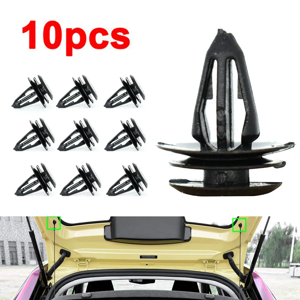 10pcs/set Cord Clip Kit For MG ZS MG3 Rear Boot Load Cover Parcel Shelf String Cord Clips Set For Vehicles Appliance Cord Clips