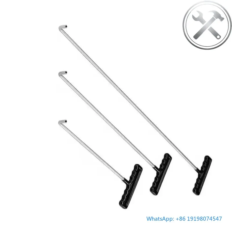3pcs Paintless Car Dent Repair Tool Set 420 Stainless Steel PDR Hook Rods Auto Body Repair Tools