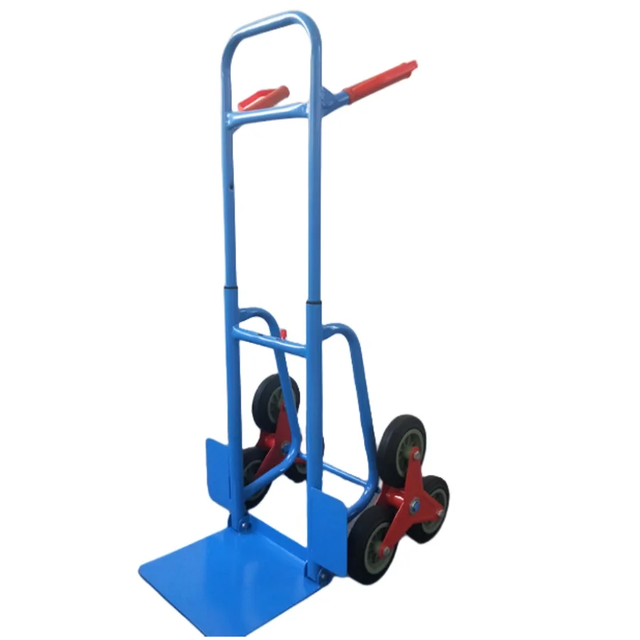 400kg Heavy Duty Mountaineer Trolley Climbing Customizable OEM Small Folding Hand Cart with Stair Climbing Feature