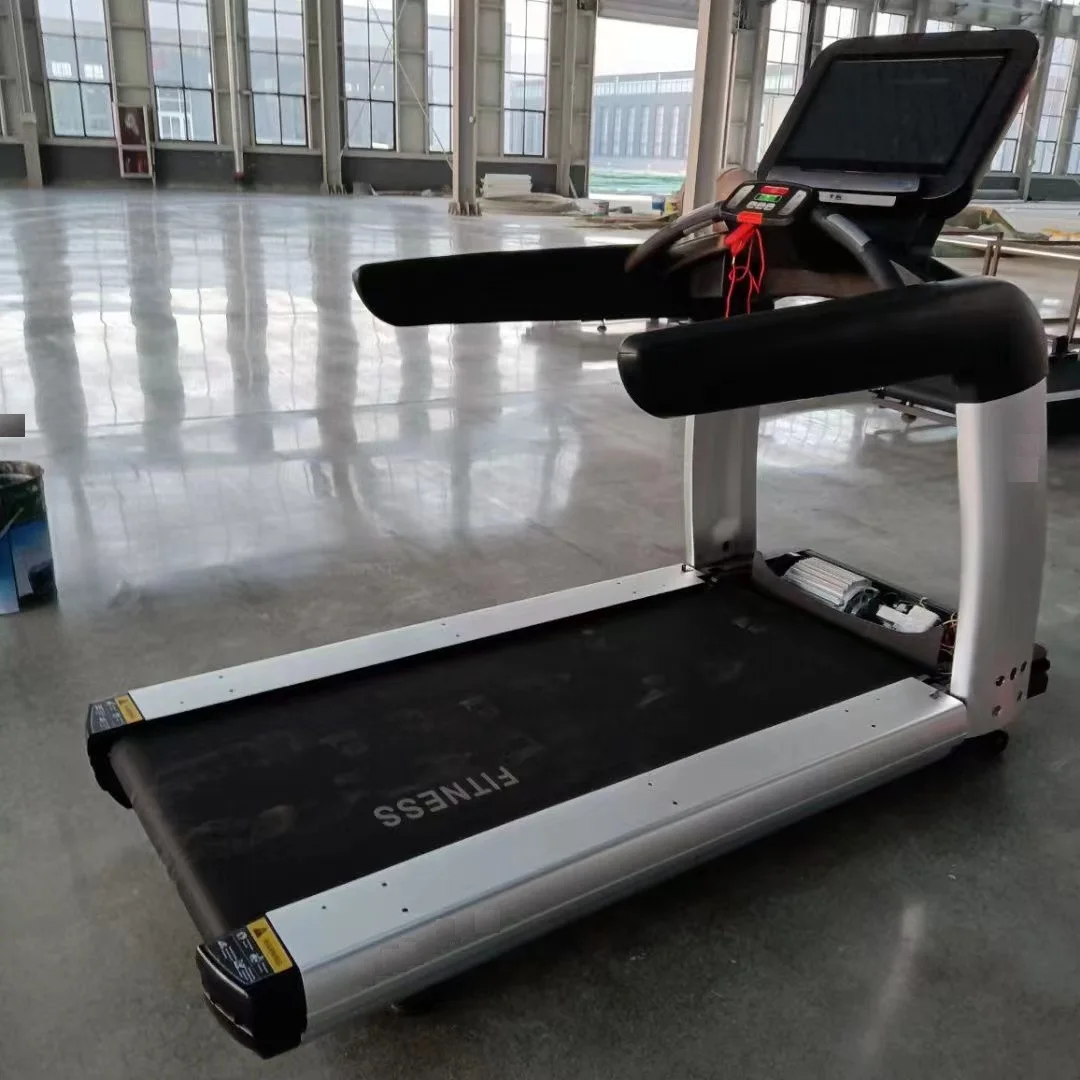 commercial motor treadmill with tv gym exercise machine