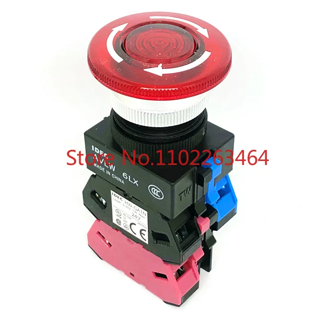 

IDEC genuine Hequan AVLW49911R 49902R 20 01DR mushroom head emergency stop button switch avlw