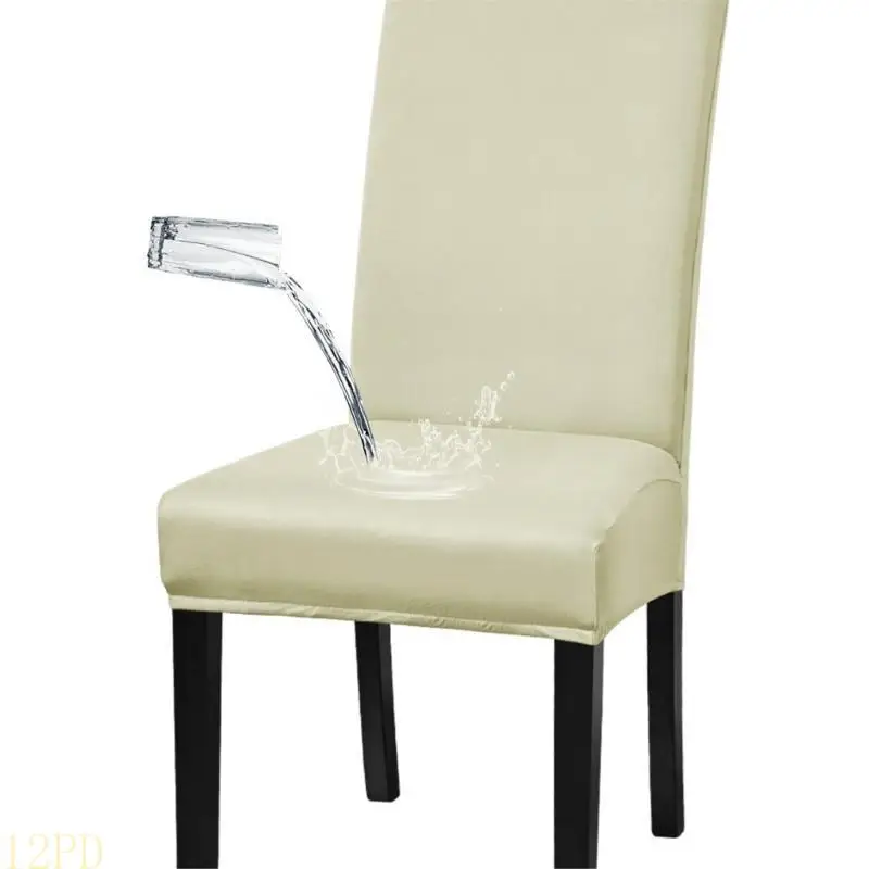 12PD Universal Fit Dining Chair Covers Easy To Install And Maintain For Dining Room And Hotel Setting Chair Slipcover