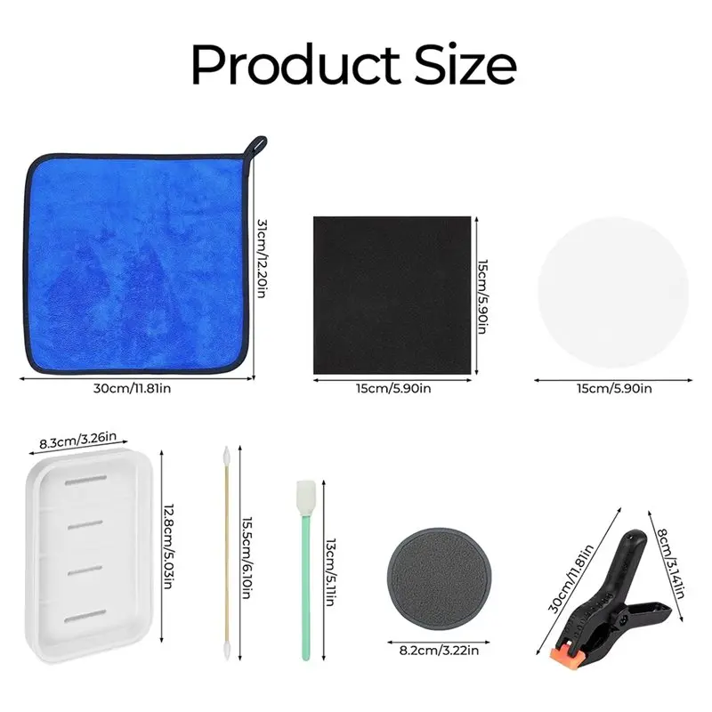 

Набор для чистки и выравнивания карт AT29, инструмент для чистки коллекционных карт 8-в-1 с фиксирующим приспособлением и пеной EVA