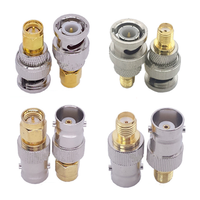 Q9 BNC To SMA Adapter SMA Male Female To BNC Male Female Straight Coaxial RF Connector
