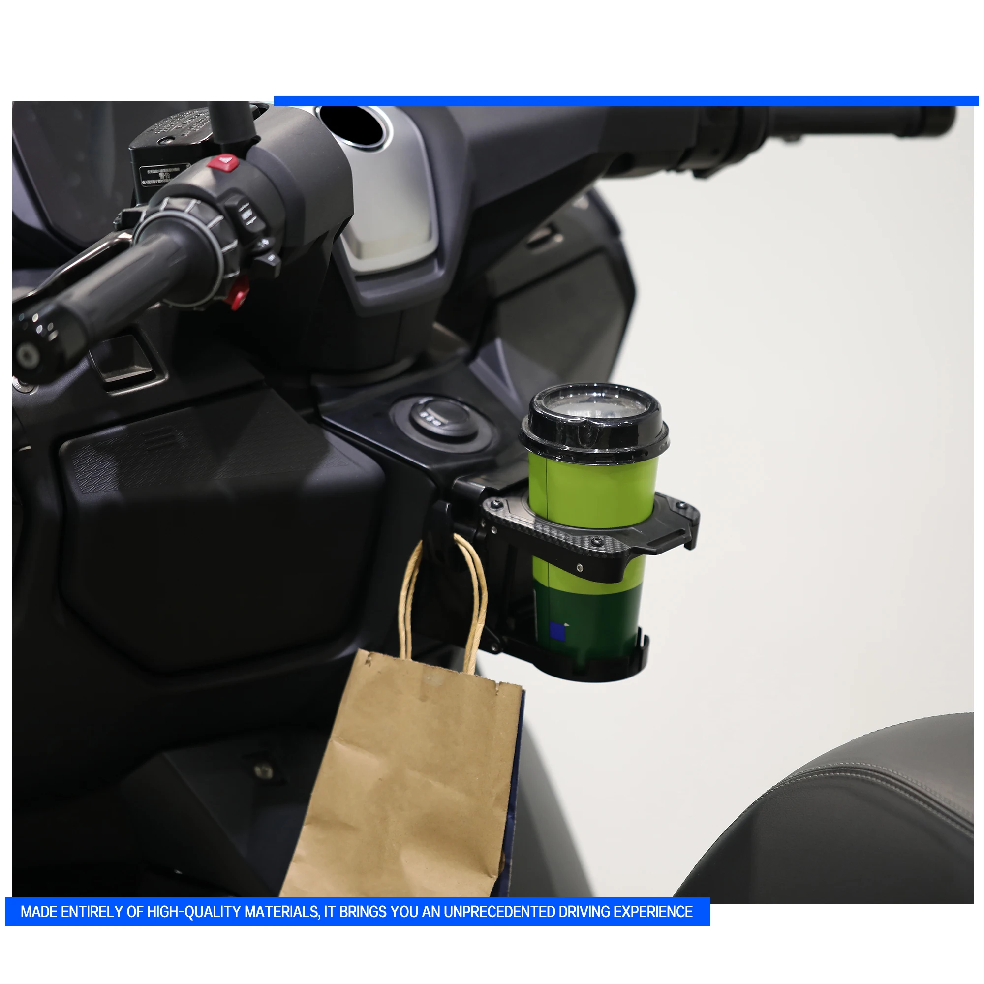 รถจักรยานยนต์วงเล็บพิเศษพร้อมขาตั้งสําหรับถ้วยน้ําสําหรับ BMW C400GT C400 GT เครื่องดื่มน้ําเครื่องดื่มถ้วยผู้ถือหมวกนิรภัย Hook