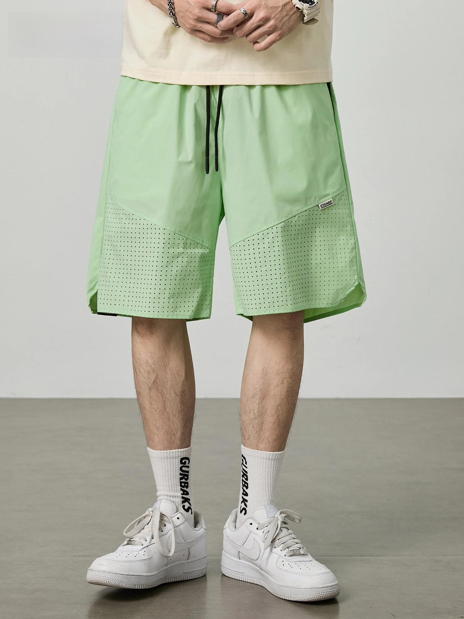 

Mark Fairwe Casual ort orts Men's Summer Thin Breathable Loose Fitn Sports Versatile Beach Five-Quarter Pants