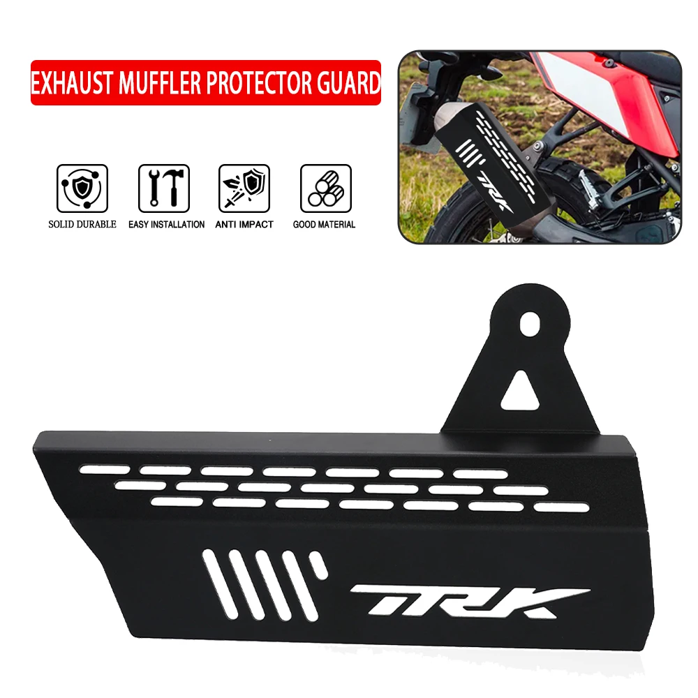

Motorcycle Accessories Exhaust Pipe Heat Shield Cover Muffler Protector Guard new for Benelli TRK702X TRK702 TRK 702 X TRK 702X