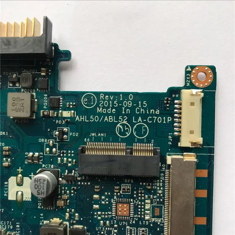 

839543-601 839543-001 Высококачественная материнская плата для ноутбука HP 15-AC, материнская плата с i5-4210U AHL50/ABL52 LA-C701P, 100% полное тестирование