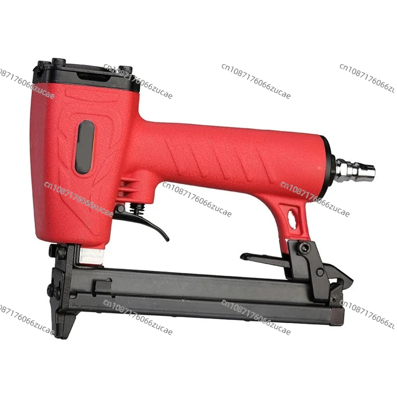 425K пневматический пистолет для гвоздей, степлер, пневматический U-образный пистолет для ротанга, алюминия, металлического стержня, мебельные скобы