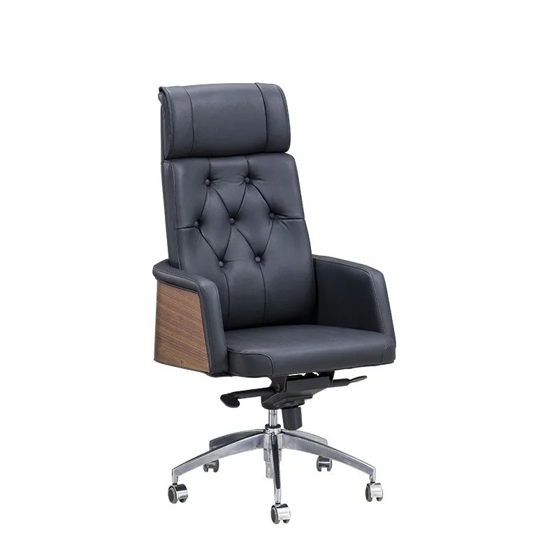 

Kanbani Modern Minimalist High Back Ergonomic Executive Chair Reclining Office Leather Chair Free Shipping No Tax