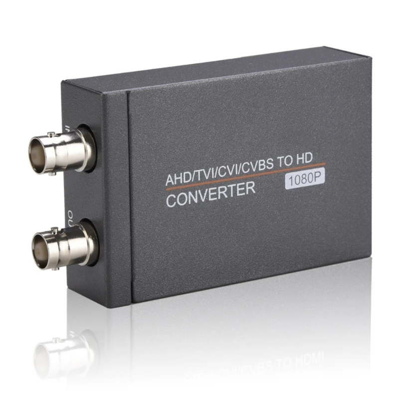 High Resolution BNC to HDMIcompatible Adapter Converts Multiple Video Formats Including AHDs CVIs TVIs CVBS