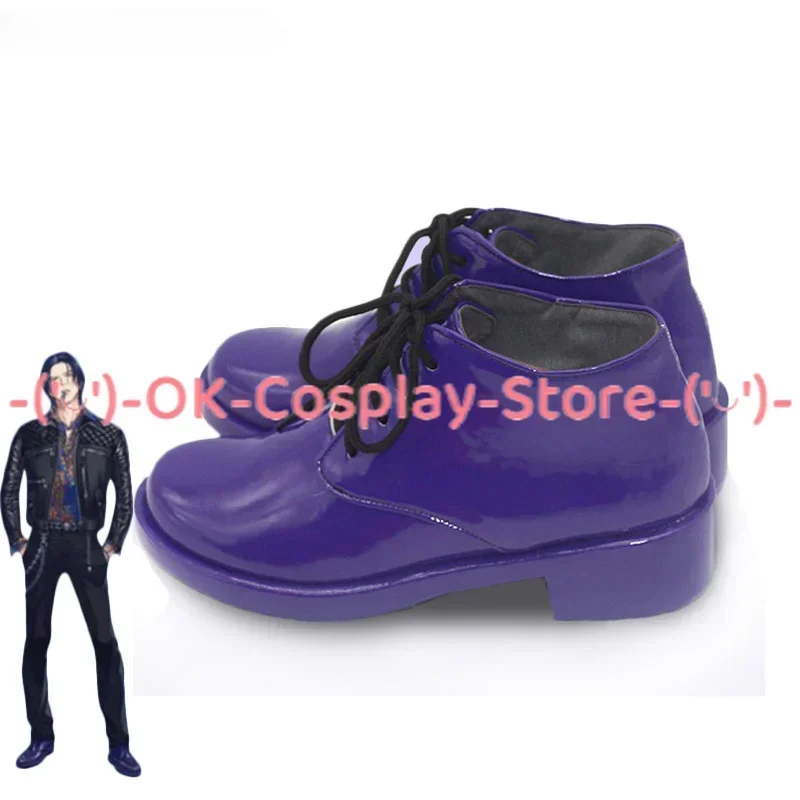 [Customized Size] Paradox Live Kanbayashi Yohei Cosplay Shoes Game Roleplay Costume Halloween Carnival Party Boots PU Leather