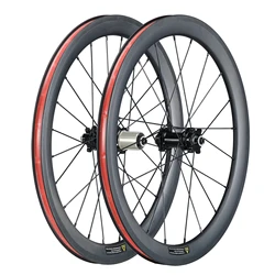 Super Light 20 Inch Folding Bike Wheels 451 Carbon Wheelset Disc Brake Clincher Carbon Wheels 20