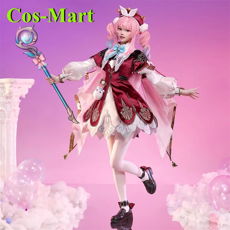 

Cos-Mart Honkai: Star Rail Hyacine Hyacinthia Косплей Костюм Платье Лолита Прекрасная боевая форма Одежда для ролевых игр Новая игра