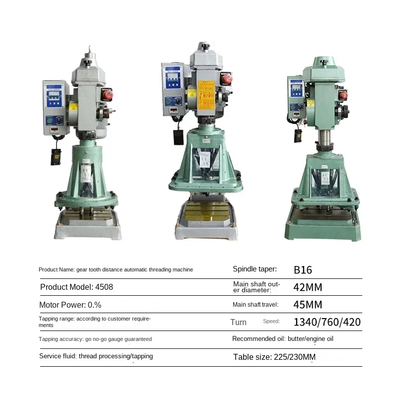 Drill Threading Machine with Multi-Spindle Tool Adjustable Drilling Machine Multi-Head Porous Machine Desktop