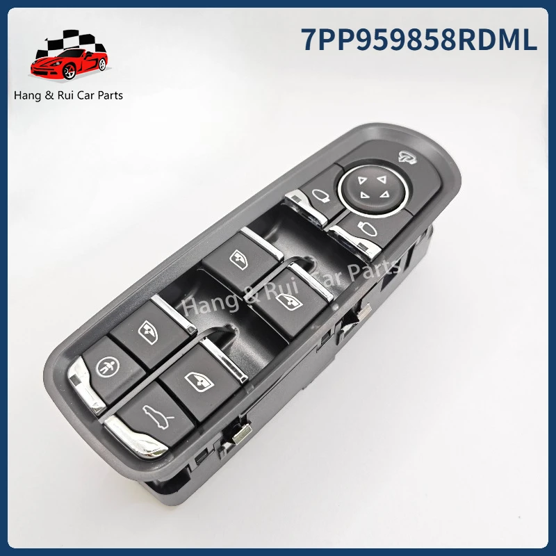 

7PP959858RDML Front Left Power Window Switch Button For Porsche Cayenne Macan Panamera 2011-2017 7PP959858RDML