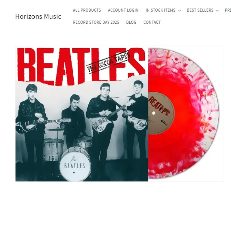 Pegamento Rojo para Discos de Vinilo de los Beatles, The Decca Tapes