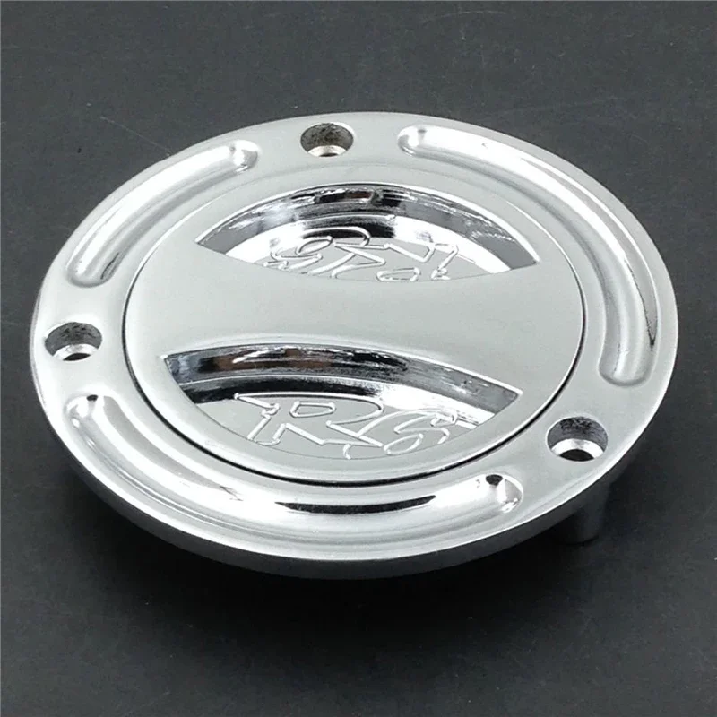 Motorcycle Black Chrome Aluminum Keyless Fuel Gas Tank Cap For Yamaha YZF R6 YZF-R6 1999-2018