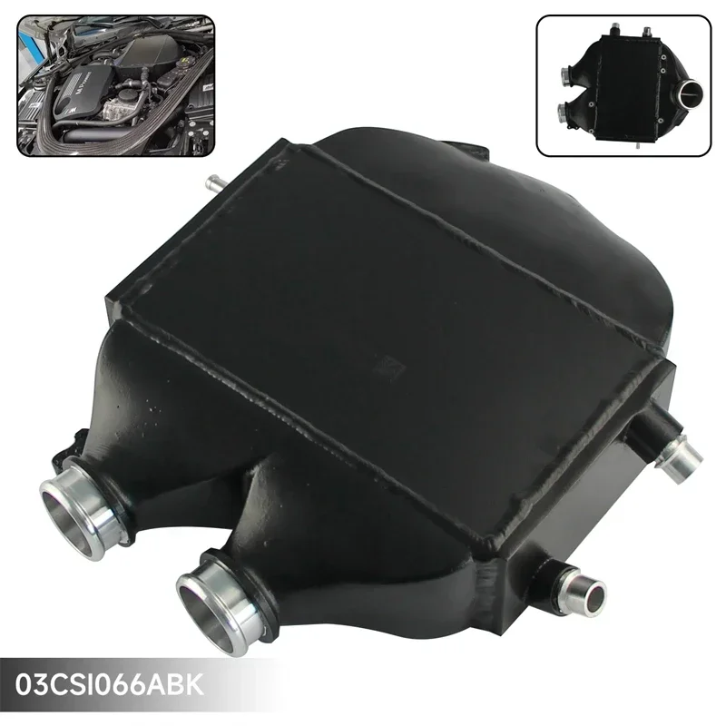 New Dual-Pass Top Mount Intercooler RAW for BMW 15-18 M3(F80)/M4(F82/83) Black