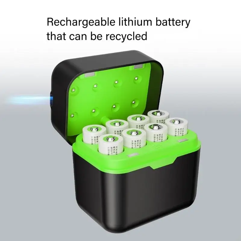 

Коробка зарядного устройства аккумулятора большой емкости 4/8 отсека 1,5 В с индивидуальными индикаторами состояния для F19E в