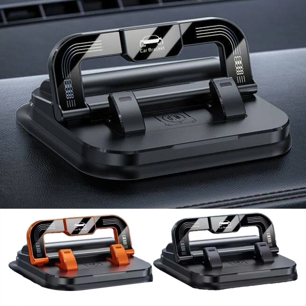 New Car Phone Mount for Car 360° Rotatable Dashboard Horizontal & Vertical Viewing Cell Phone Holder Car Temporary Parking Card