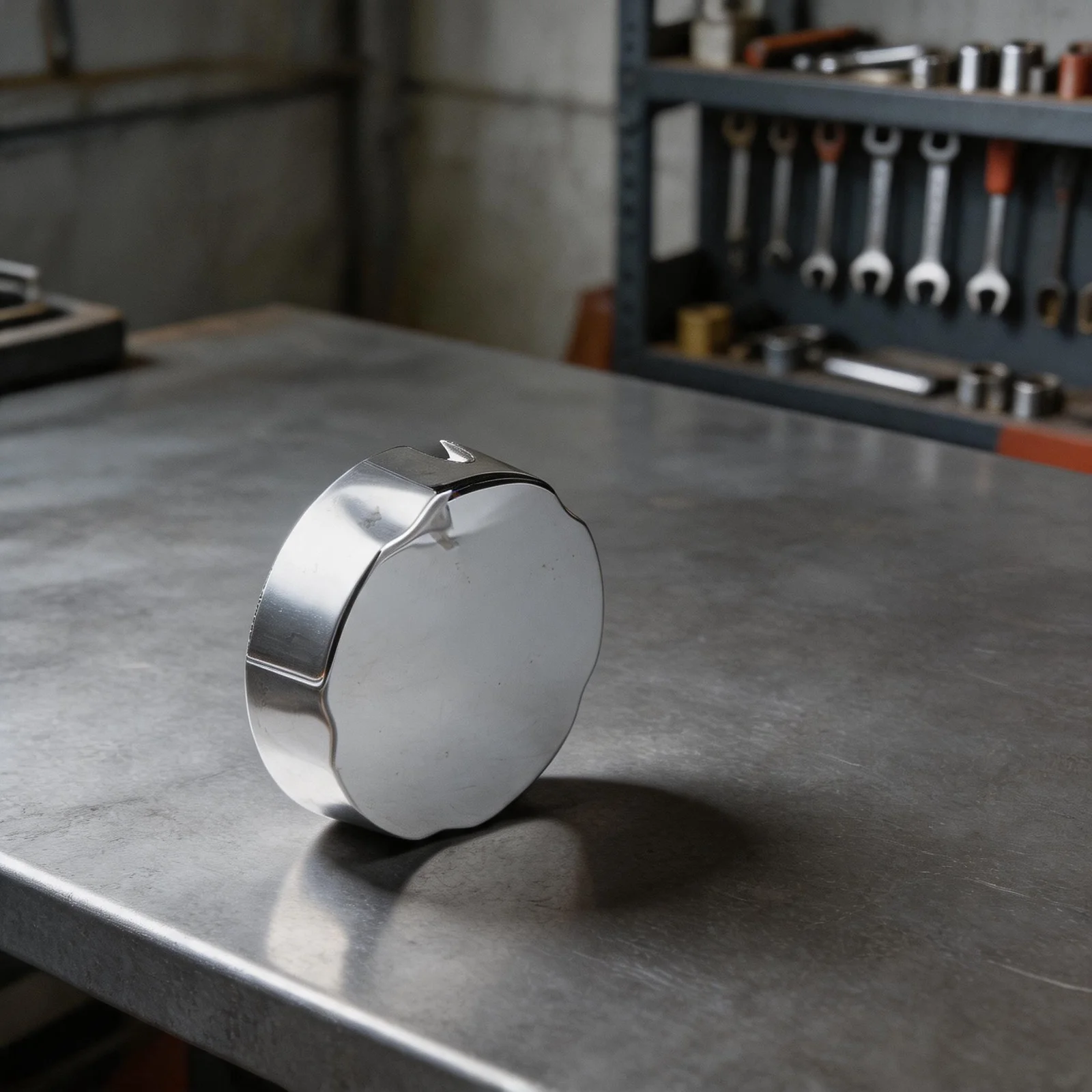 Plastic-Core Bathtub Control Knob with Chrome Coating for Standard Overflow Drain Compatibility and Durability