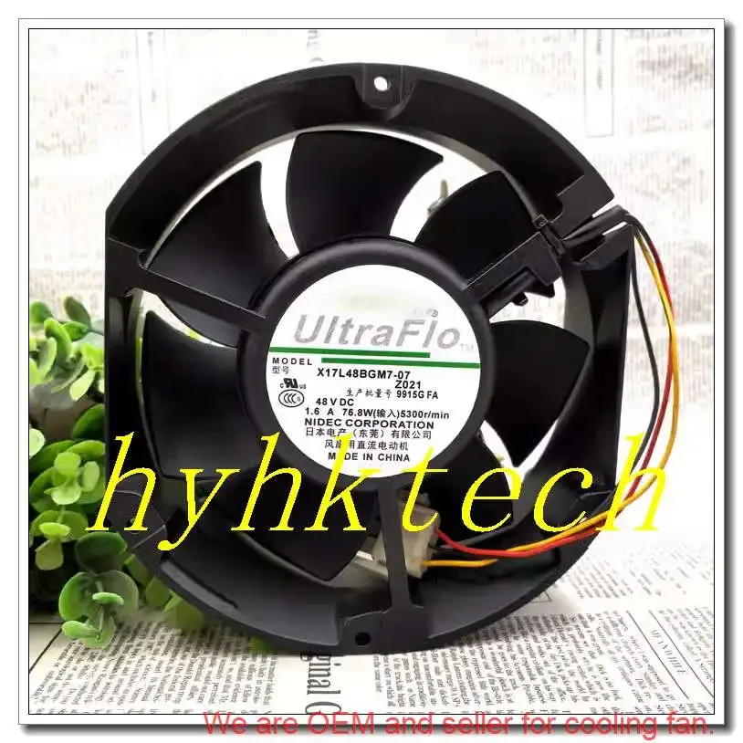 

Original X17L48BGM7-07 Cooling fan,100% tested before shipment