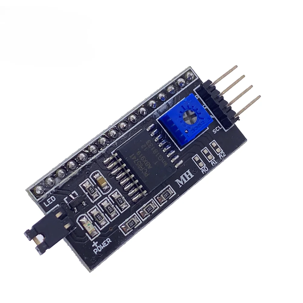 1602 16x2 HD44780 for Arduino Character 5V LCD Blue Screen 1602A IIC/I2C Serial PCF8574 Interface Adapter Plate Module DIY KIT