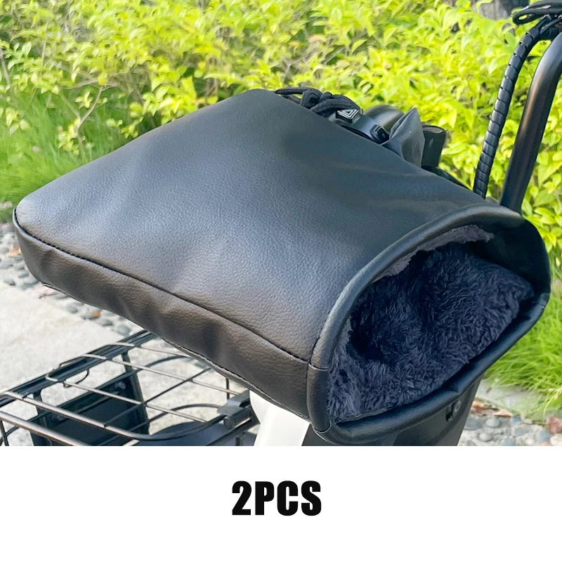 Manchons de guidon de moto, équipement d'hiver, gants chauffants, manchettes imperméables, couverture de poignée de vélo, couvre-mains chauffants