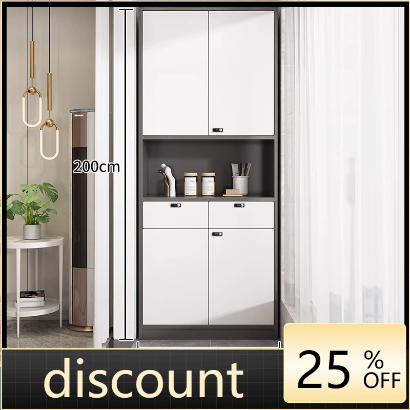 LMM shoe cabinet with lock at home entrance corridor outside outdoor aisle elevator entrance shoe cabinet
