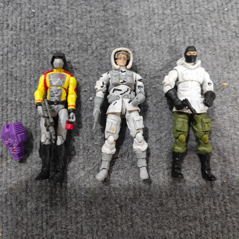 حقيقي السائبة البضائع لا صندوق 1/18 3.75 بوصة القوات الخاصة بيثون الزي الأحمر ثلج الثلوج القط الجندي دمية في الأوراق المالية #1